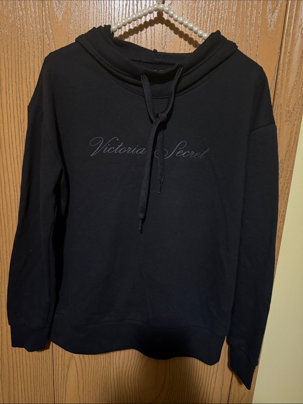 Victoria's Secret Black Cowl-Neck Pullover Sweater